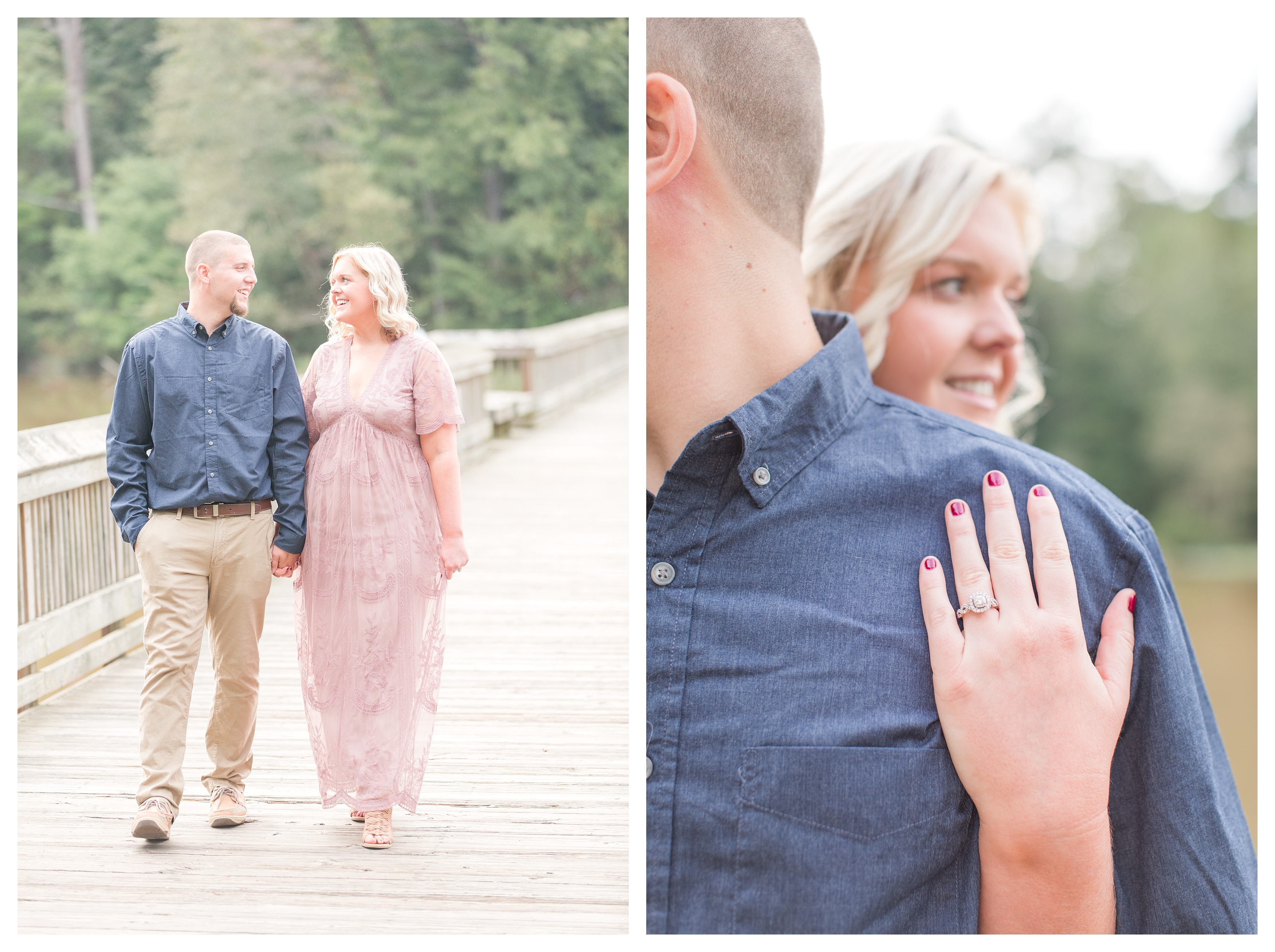 Yates Mill Engagement | Amber & Robert | NC Wedding Photographer