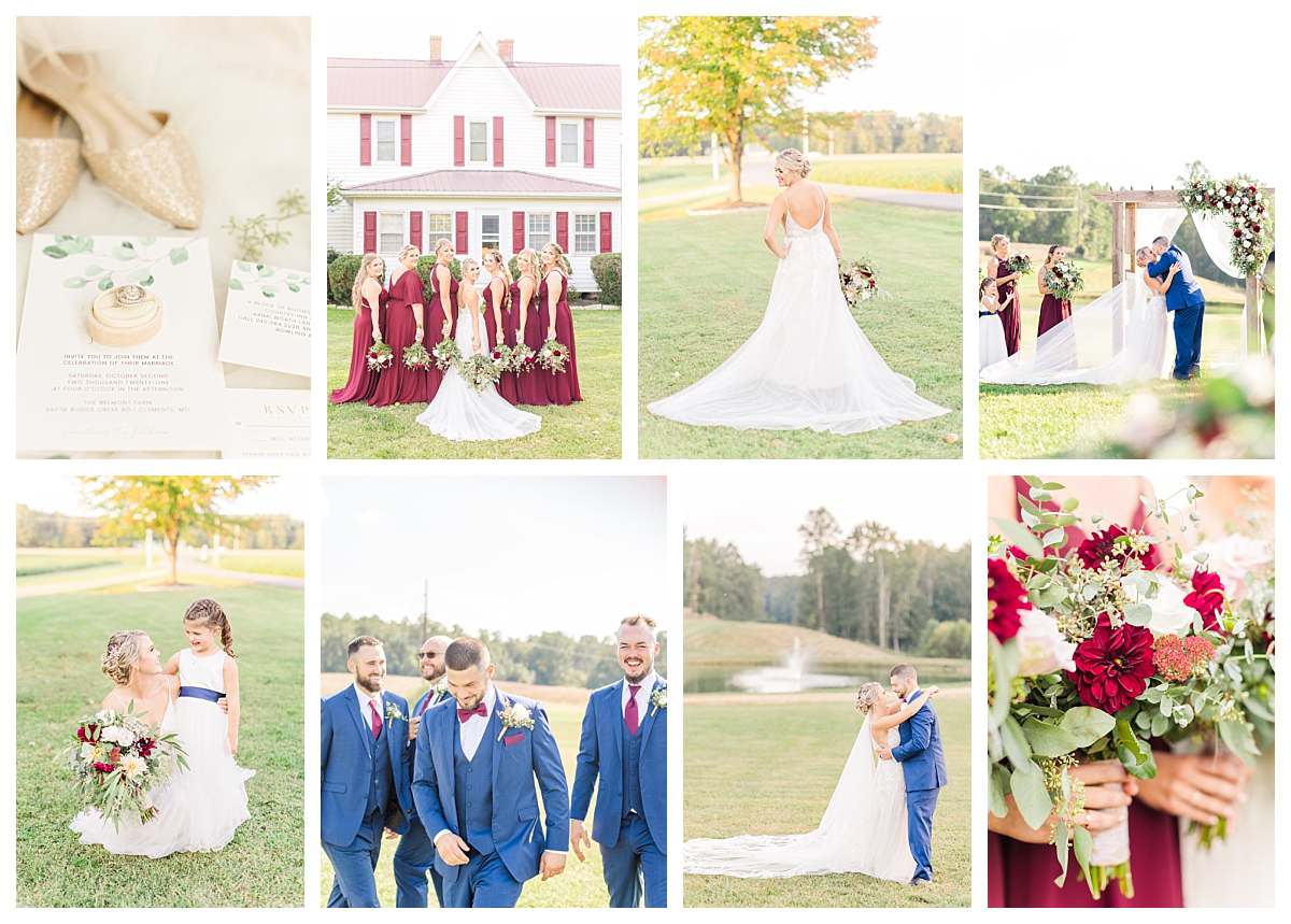 Heather & Justin | Belmont Farm | Maryland Wedding Photographer | Christina Chapman