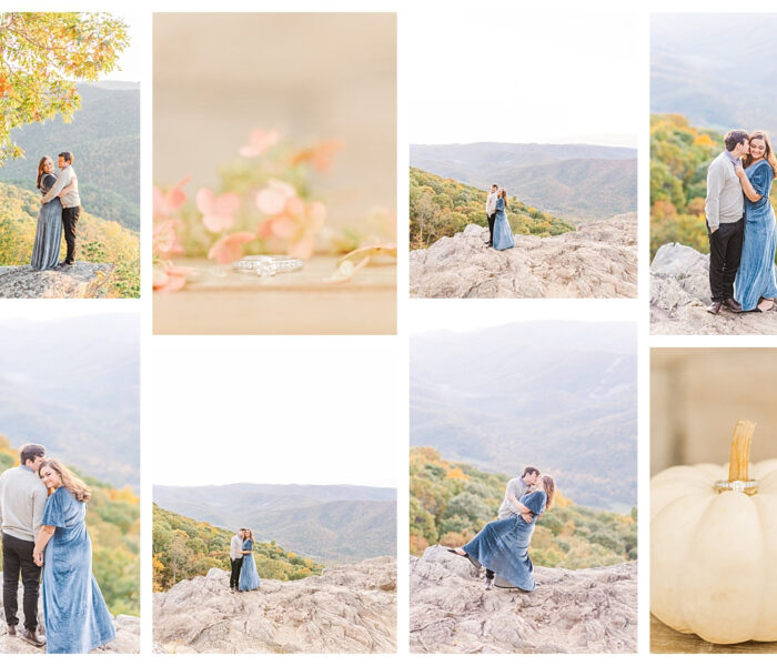 Nina & Brandon | Virginia Mountains | Fall Engagement Session | VA Wedding Photographer | Christina Chapman