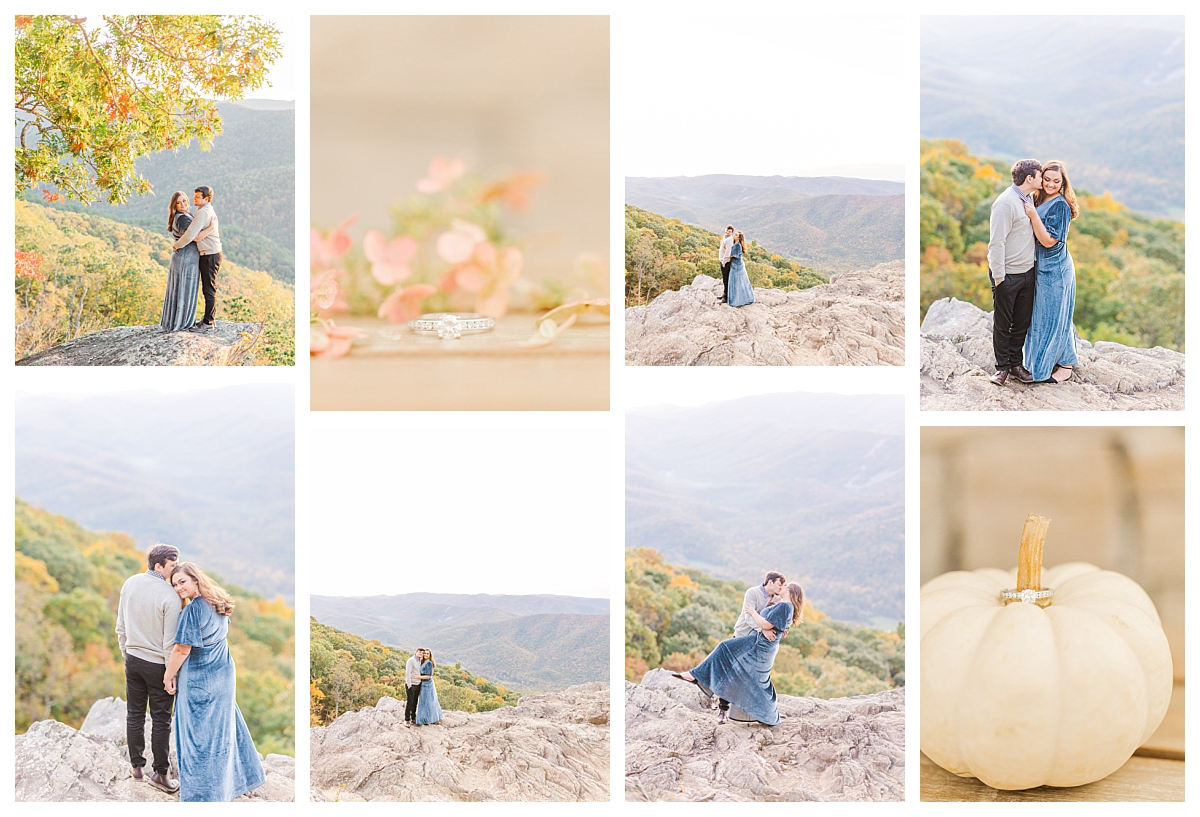 Nina & Brandon | Virginia Mountains | Fall Engagement Session | VA Wedding Photographer | Christina Chapman